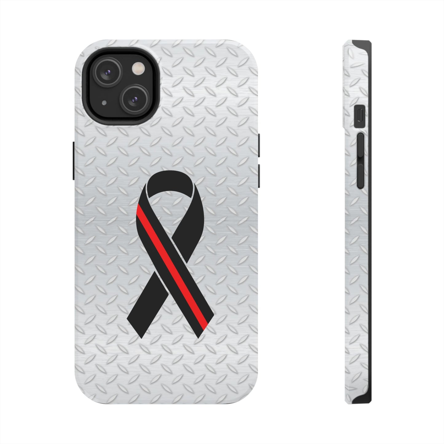 Red Line Ribbon Tough Phone Cases