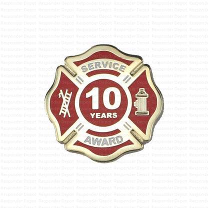 Fire Service Award - 10 Years