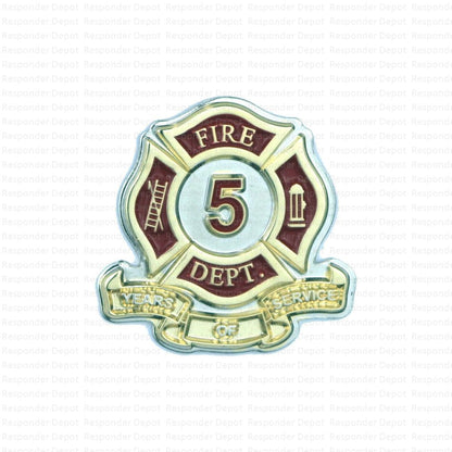 Fire Dept. Years of Service - 5 Years