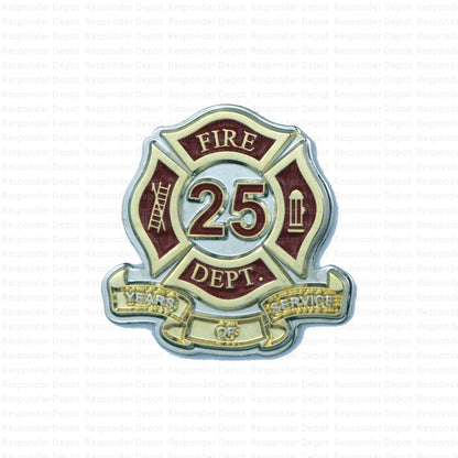 Fire Dept. Years of Service - 25 Years