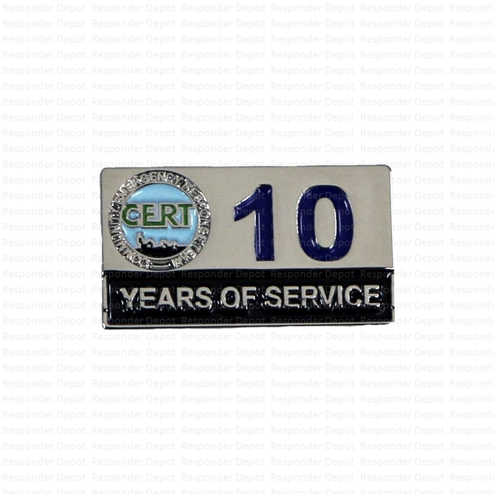 CERT Years of Service - 10 Years