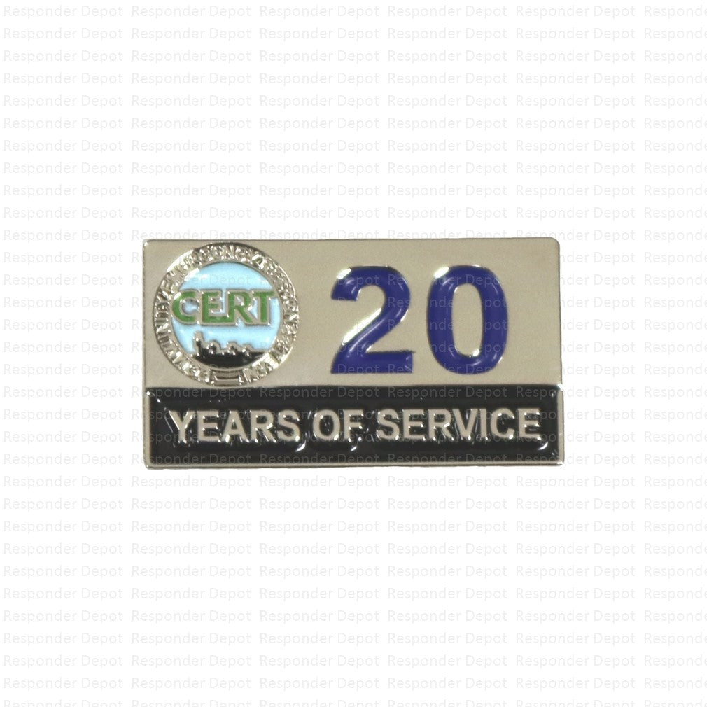 CERT Years of Service - 20 Years