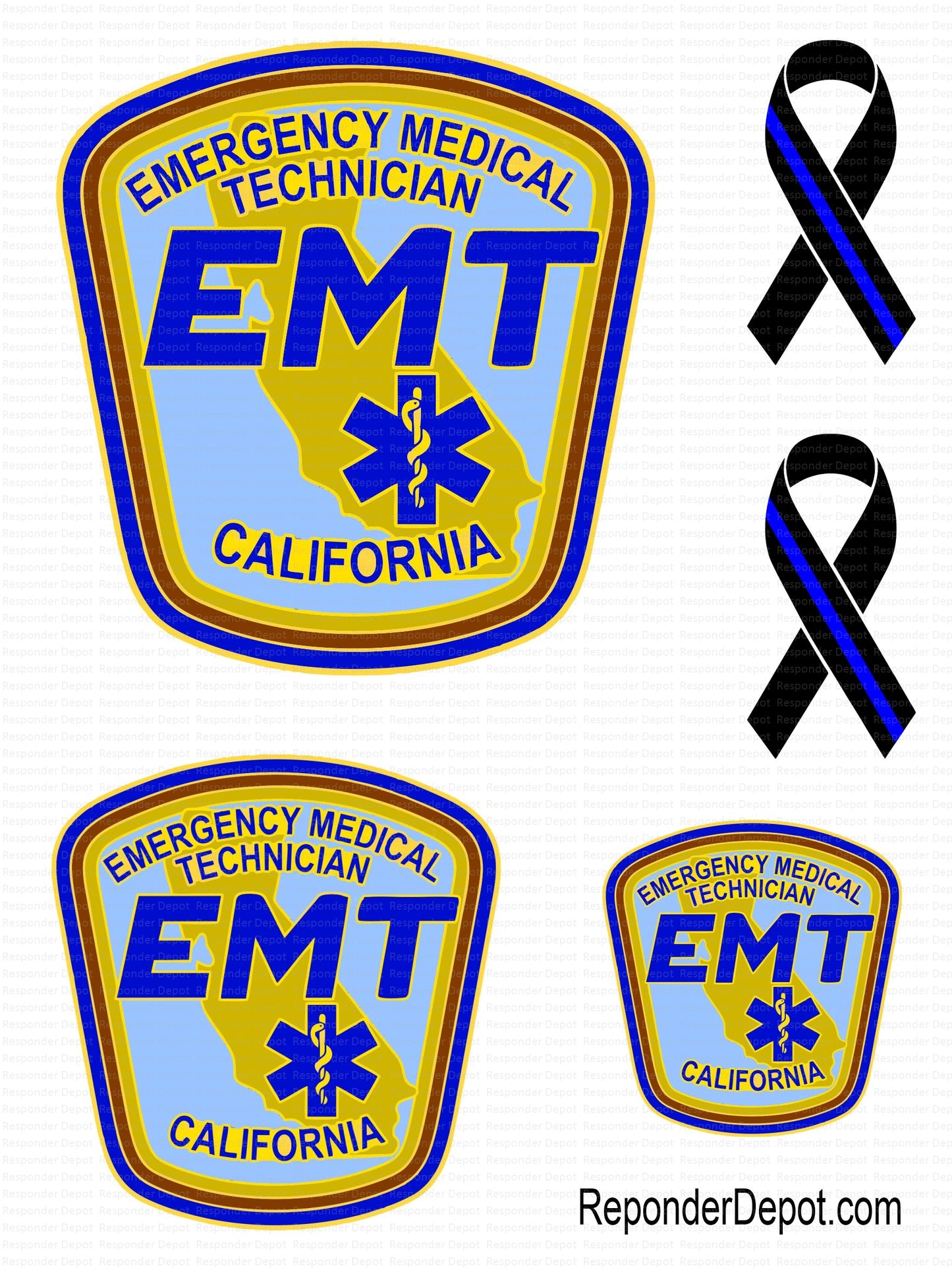 CA EMT Decal Set