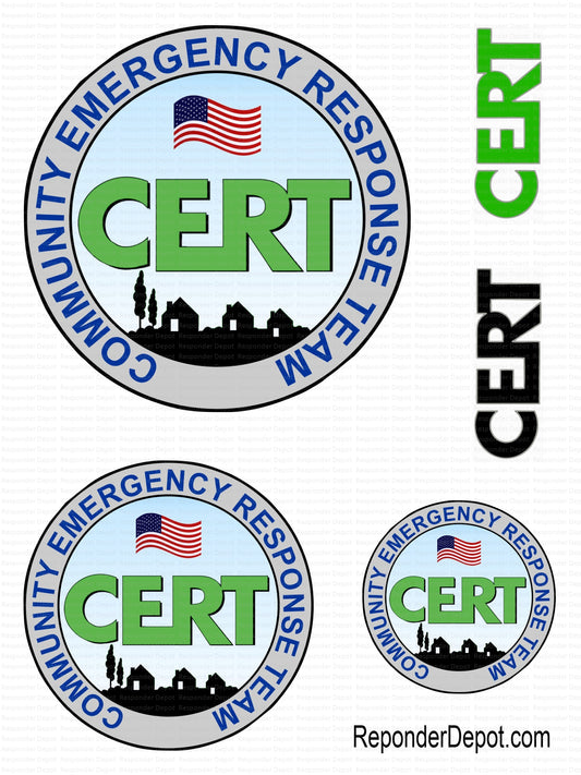 CERT Patch Decal Set