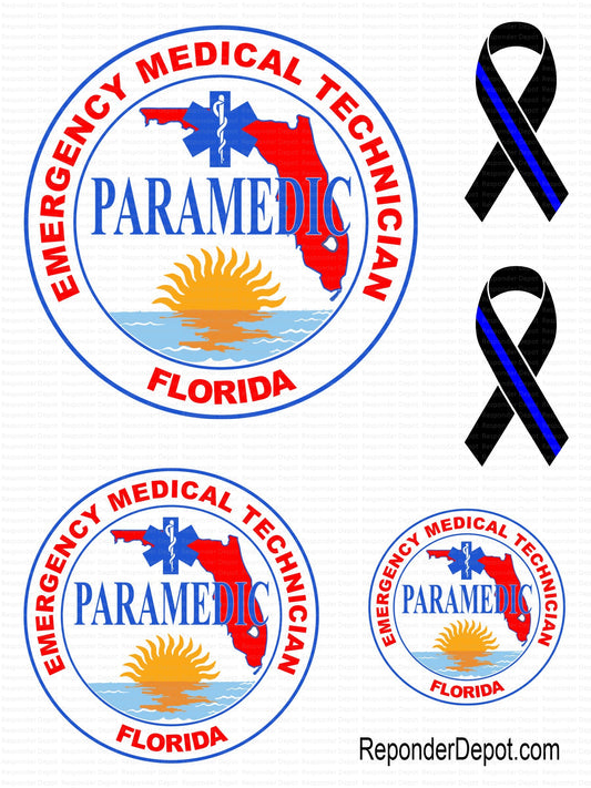 FL - Paramedic Decal Set