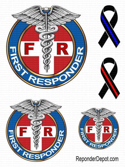 First Responder Decal Set