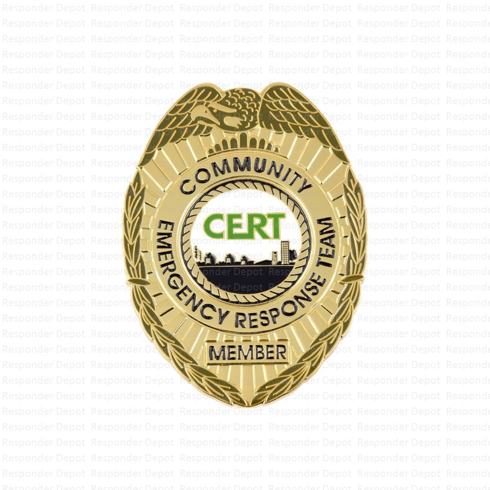 CERT Badge - Gold