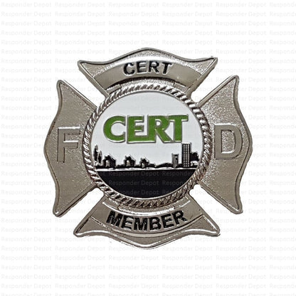 CERT FD Badge - Silver