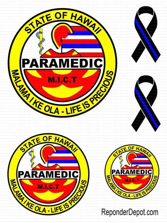 HI - Paramedic Decal Set