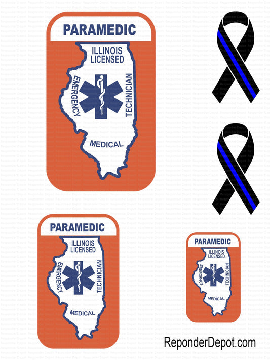 IL - Paramedic Decal Set