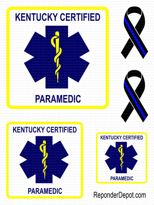 KY - Paramedic Decal Set