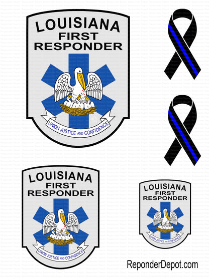 LA - First Responder Decal Set