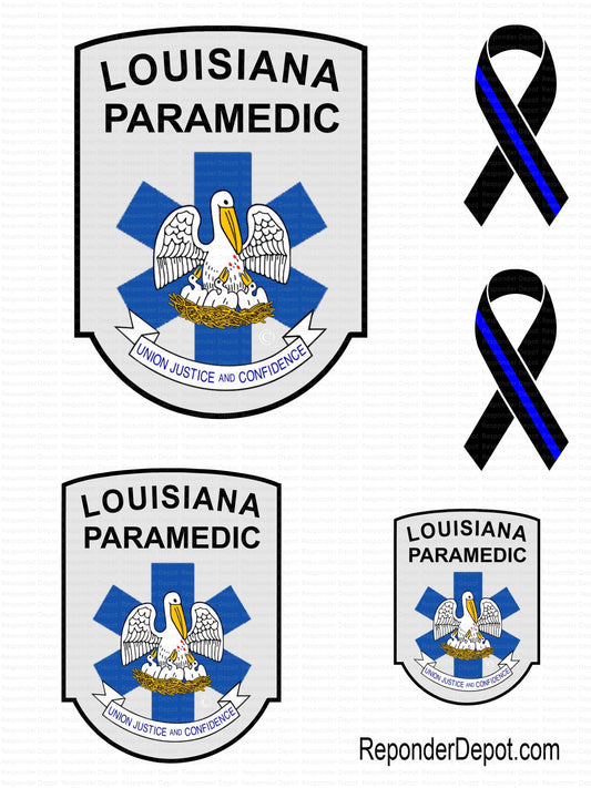 LA - Paramedic Decal Set