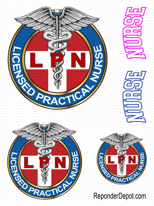 LPN Decal Set