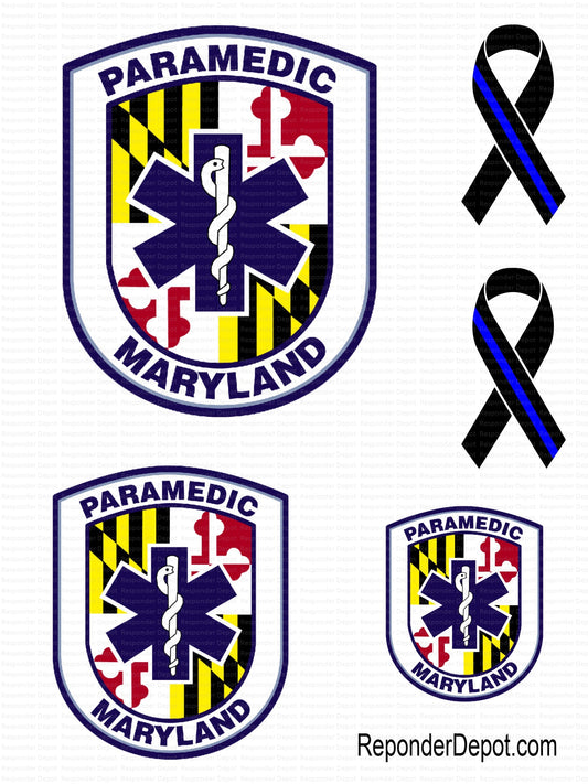 MD - Paramedic Decal Set