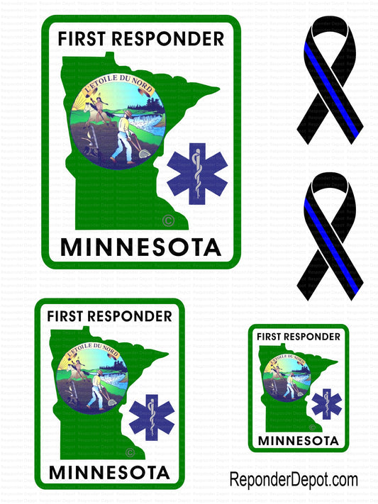 MN - First Responder Decal Set