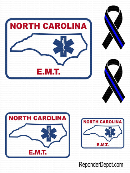 NC - EMT Decal Set