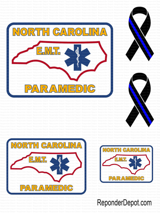 NC - Paramedic Decal Set