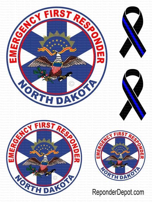 ND - First Responder Decal Set