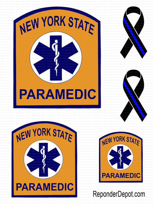 NY - Paramedic Decal Set