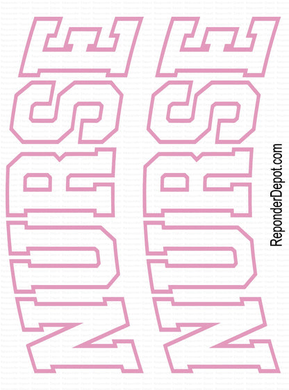 NURSE Decals Pink