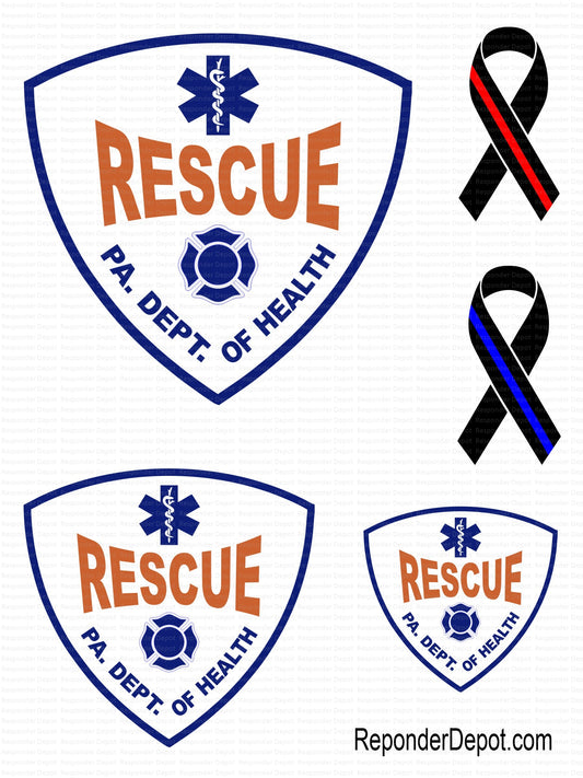 PA - Rescue Decal Set