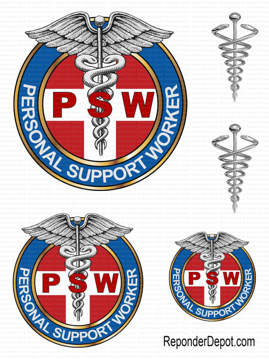 Personal Support Worker Decal Set