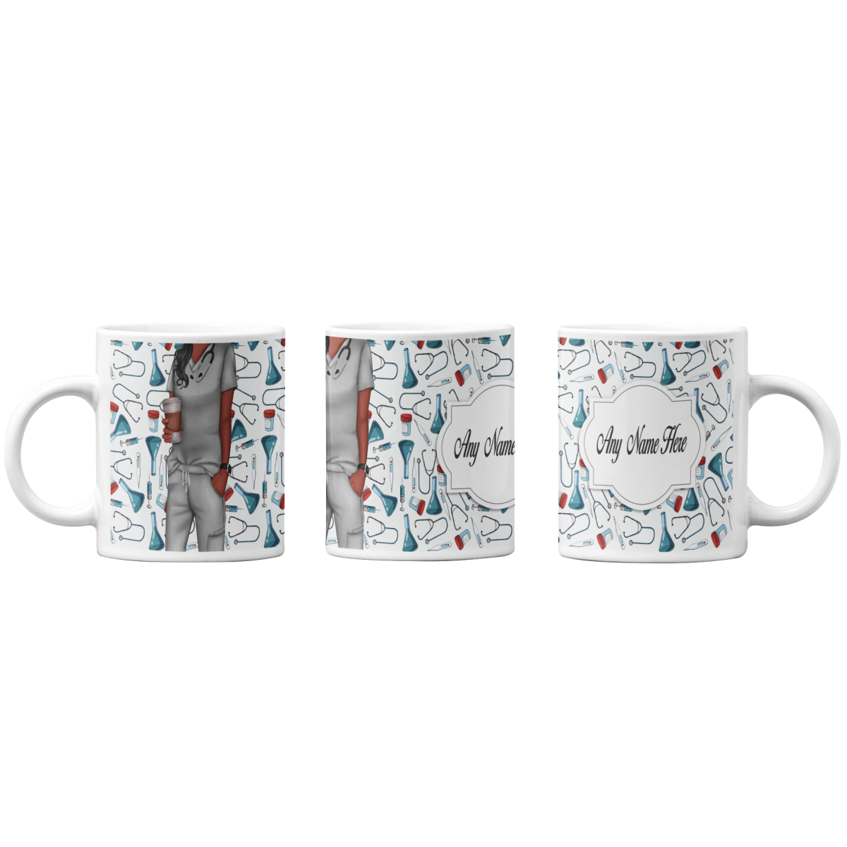 Custom Mug - Grey Scrubs