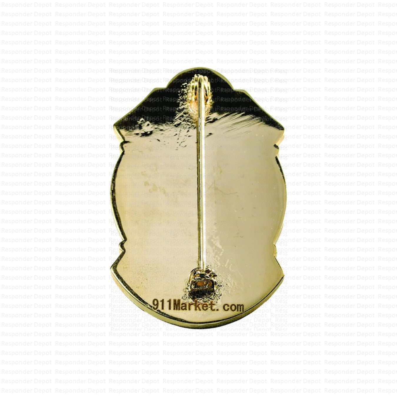 Vol Firefighter NE Style Badge - Silver