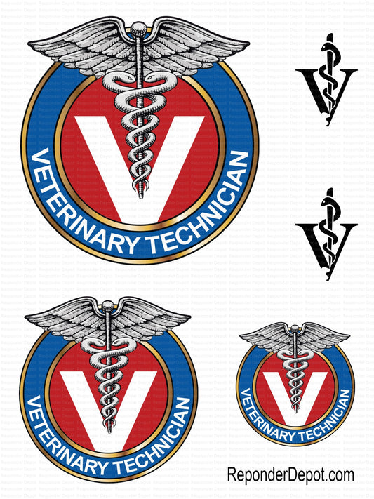 Veterinary Technician Decal Set