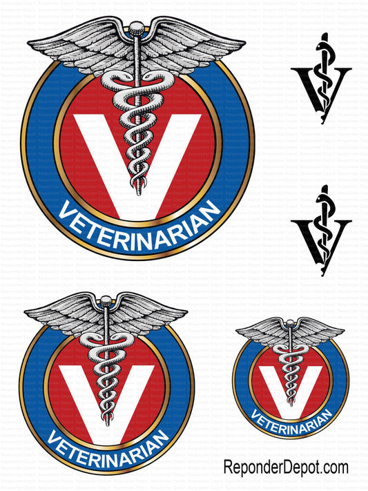 Veterinarian Decal Set