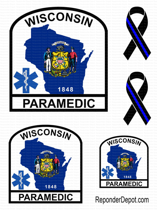 WI - Paramedic Decal Set