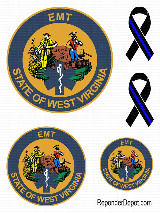 WV - EMT Decal Set