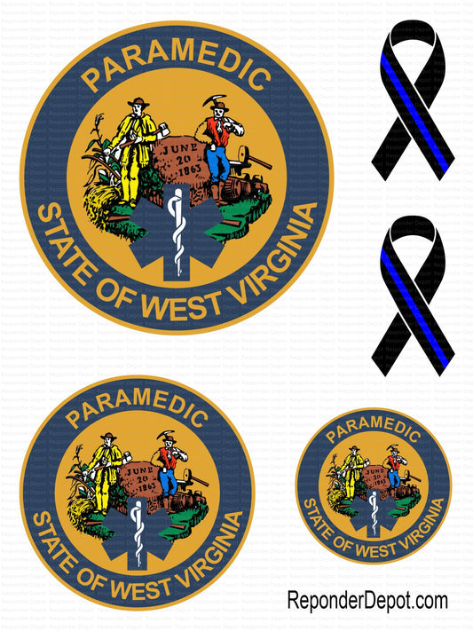 WV - Paramedic Decal Set