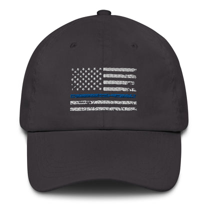 Blue Line Flag Baseball Cap