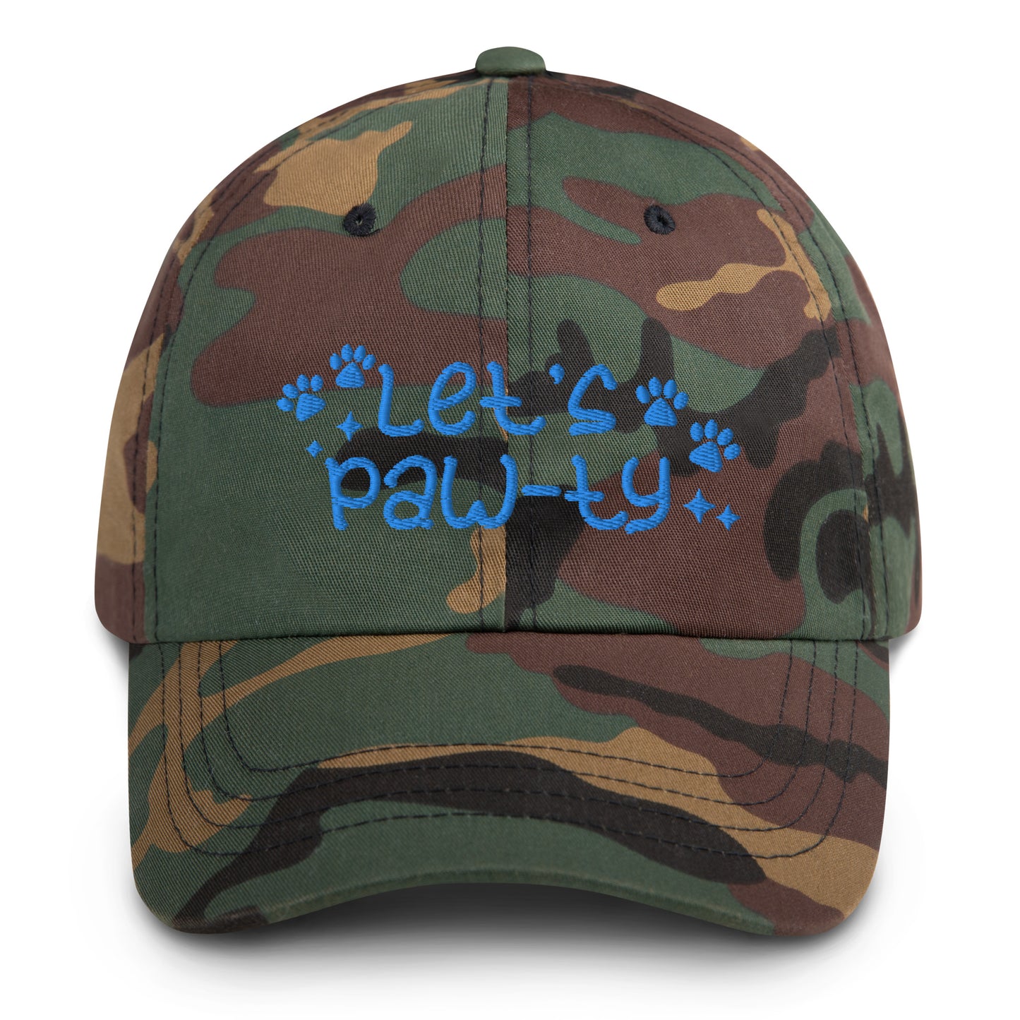 Lets Paw-ty Baseball Cap