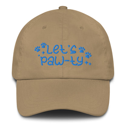 Lets Paw-ty Baseball Cap