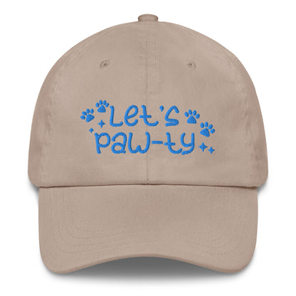 Lets Paw-ty Baseball Cap